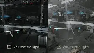 Volumetric Lighting ON & OFF Comparison | Escape from Tarkov | ( No PostFX )