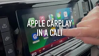 VW Калифорния Apple CarPlay
