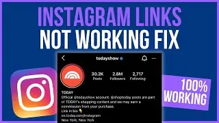 INSTAGRAM LINKS NOT WORKING (Easy Tutorial) | Fix Instagram Link in Bio Not Working
