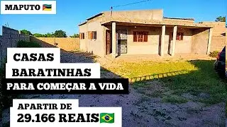 Conheça os preços de casas baratinhas apartir de 29.166 REAIS 🇧🇷 em Moçambique🇲🇿 | #brasil #turismo