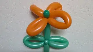 Ballon Blume, Kinderschminkfee-Petra, Ballonmodellage