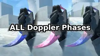 All Doppler Phases cs2 Karambit Showcase