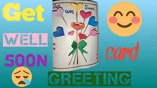 Diy get well soon greeting card||take care card||sid crazzy 4craft's