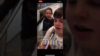 SHAYTARDS SINGS “RIPTIDE” *instagram live