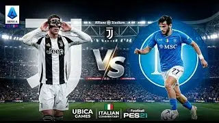The Battle for Serie A! 🔥 Juventus vs Napoli | PES 21 Match Simulation
