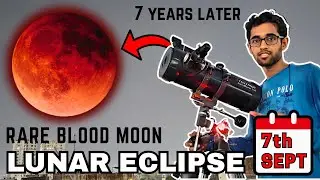 Chandra Grahan 2025 Timings | Rare Total Lunar Eclipse Blood Moon Visible from India