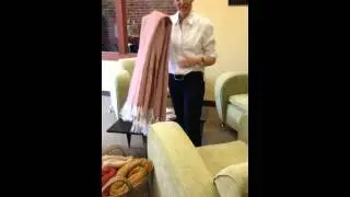 How-To Drape A Throw