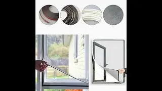 DIY magnetic window screen installation guide