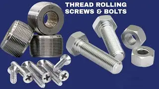 How it's Made| Screws,Thread Rolling, Bolts| #screwsmaking #hotforgingboltsmaking #threadrolling