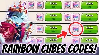 New Rainbow Cubes Codes 😱