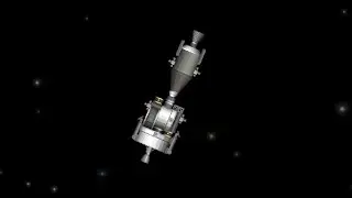 Полет на Луну на Сатурне 5 в space flight simulator
