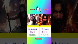 The Raja Saab V/S Chhaava India Net Collection Day-3 | #therajasaab #chhaava #prabhas #vickykaushal