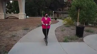 Scooter Riding in Desiderio Park, Pasadena Ca