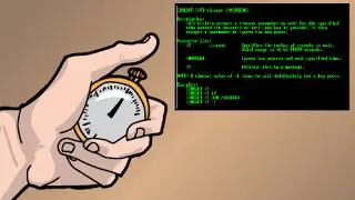 How to wait in a batch script