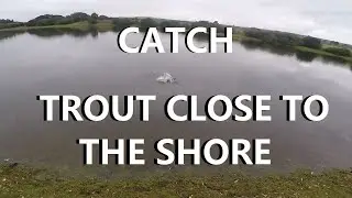 89. HOW TO CATCH Stillwater Rainbow Trout Near the Bank Shore - FLY FISHING UK TIP