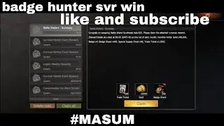 last rule survival! Badge hunter svr win 2 badge! #lastislandofsurvival