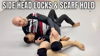 Side headlock throws & scarf hold escapes