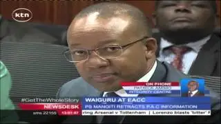 Devolution CS Anne Waiguru appears before the Ethics and Anti-Corruption Commission