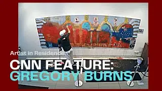 CNN International features Artist in Residence: Gregory Burns