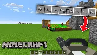WORKING WEAPONS  in MINECRAFT - Guns Mod (MrCrayfish's Gun)