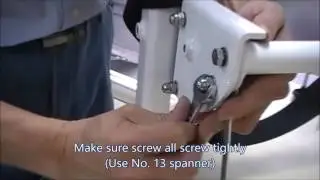 Toilet Handrail Assmeble instruciton