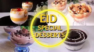 4 Cold Creamy Eid desserts Recipes l Easy Eid Special Recipes by Food Variety