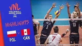 POLAND vs. CANADA - Highlights Men | Week 3 | Volleyball Nations League 2019