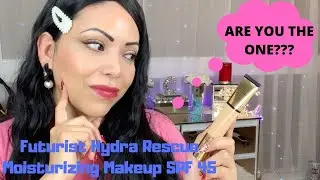 **NEW**  😱 ESTEE LAUDER Futurist Hydra Rescue Moisturizing Makeup SPF 45 FIRST IMPRESSIONS REVIEW