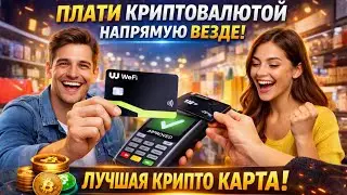 Криптокарта Wefi Deobank | Как платить криптой везде Деобанк Neobank crypto card