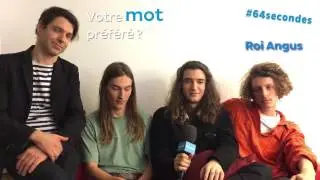 #64secondes avec le groupe de rock suisse Roi Angus