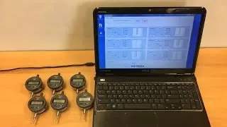 Multiple Bluetooth Dial Indicators Wireless Reading on Windows PC