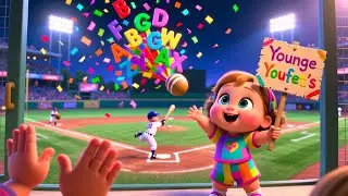 Baseball Game With Baby ⚾ | Fun Sports Song for Kids | Happy Playtime Nursery Rhyme