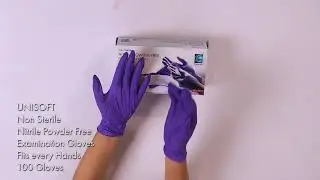 Unisoft Non Sterile Nitrile Powder Free Examination Gloves