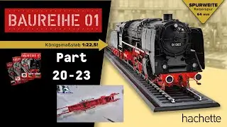 Hachette Dampflok Baureihe 01 Part 20 - 23 - Weiterer Ausbau des Barrenrahmens!
