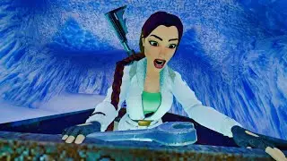 Tomb Raider 3 Remastered MODS 130: Lara vs Creature thing with bazooka! Winch Starter & battery