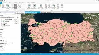 MapInfo Pro'da (64-bit) Koordinattan Nokta Oluşturma