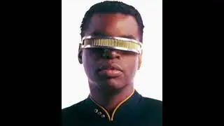 Actor LeVar Burton is the first blinded sighted man to play a sighted blind man on Star Trek