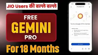 Google Gemini Pro Plan FREE for 18 Months &ndash; Sirf JIO Users ke liye