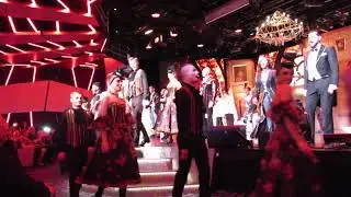 MSC GRANDIOSA MEDITERRANEAN CRUISE THEATER SHOW WHEN SHIP DOCKED AT MARSEILLE, FRANCE 2-21-2020