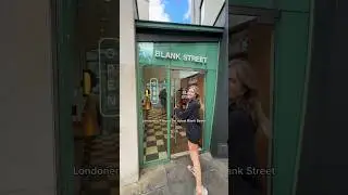 London cutest coffee shop! ☕️ Blank street from NYC #london #londonlife #london