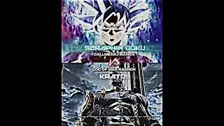 Seraphim Goku (Manga) vs Kratos (God of War Ragnok) #anime #debate #goku #kratos
