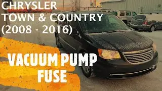 Chrysler Town & Country - VACUUM PUMP FUSE LOCATION (2008 - 2016)