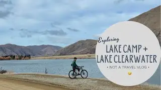 Cycling around Ashburton Lakes