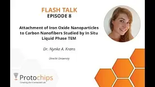 FLASH TALKS: EP #8 - Attachment of Iron Oxide Nanoparticles to Carbon Nanofibers Studies by In-Situ