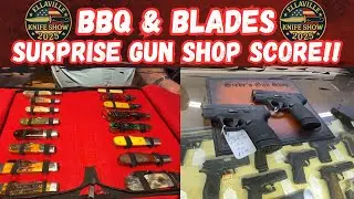 BBQ & Blades: Incredible Knives & A Surprise Gun Shop Score!