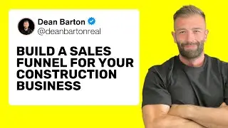 How to build a sales funnel for a construction business