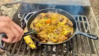 Wood Fire Curry Chicken | Outdoor Cooking Recipe