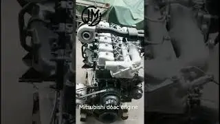 Mitsubishi D6AC Diesel Engine Assembly#machine #mechanic #service #engine