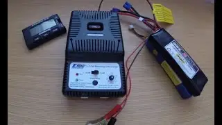 How to charge with a 2-3 cell Eflite balancing LiPo charger