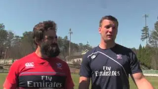USA Rugby Eagles Cam Dolan and Phillip Thiel talk USA v. Uruguay